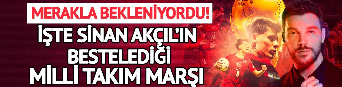 Merakla bekleniyordu, ortaya &ccedil;ıktı! İşte Sinan Ak&ccedil;ıl'ın yaptığı A Milli Takım marşı
