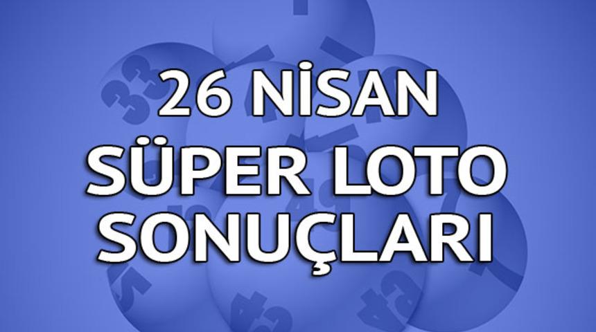 S&uuml;per Loto sonu&ccedil;ları 26 Nisan: Devirde 2. perde!