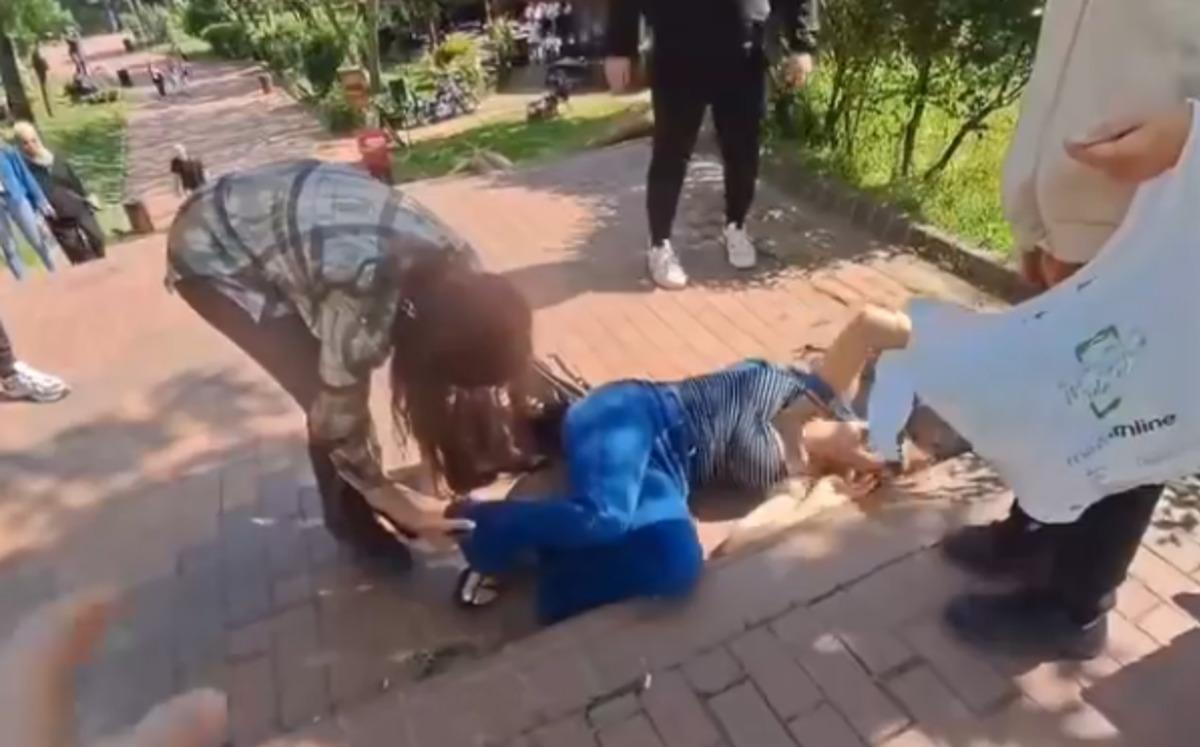 Maçka Parkı nda yürüyüş yapan Sevda Demirel in ayağı kırıldı 1