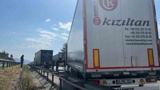 Bilecik’te iki tır çarpıştı: 1 yaralı