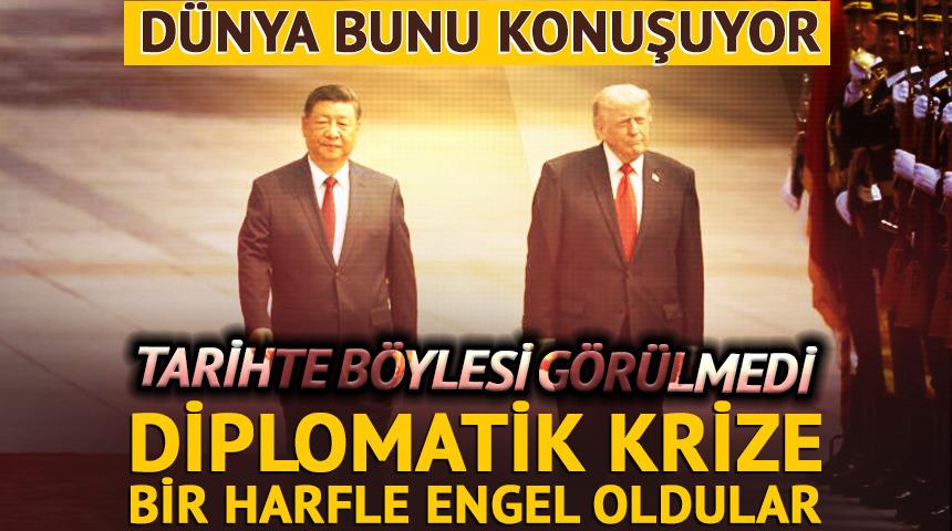 Tarihi ziyarette bir harfle diplomatik krizin &ouml;n&uuml;ne ge&ccedil;ildi