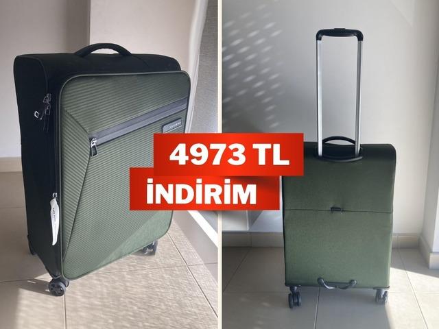 Şık, hafif ve g&uuml;venli: Samsonite valizde b&uuml;y&uuml;k indirim başladı