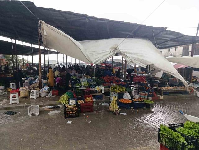 Selendi&rsquo;de lodos ve sağanak hayatı fel&ccedil; etti 1