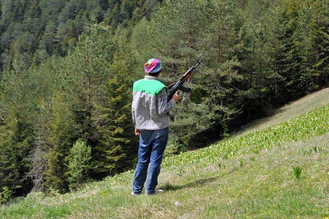 Doğu Karadeniz'de gönüllü korucular ile terörist avı