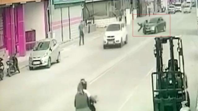 Osmaniye’de otomobilin çarptığı kadın yaralandı
