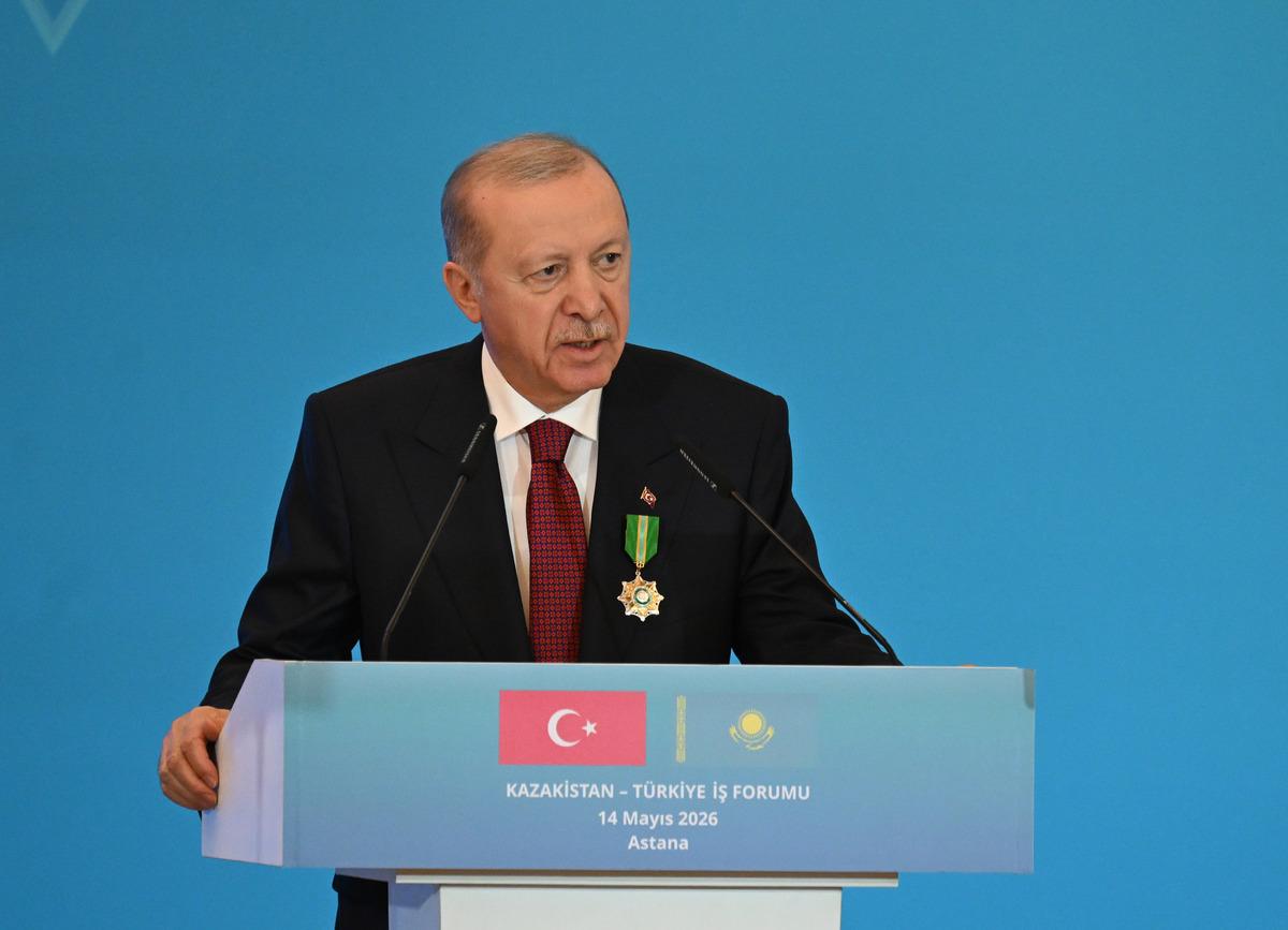 Cumhurbaşkanı Erdoğan dan Kazakistan da  petrol  mesajı  1
