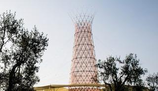 Havadan i&ccedil;me suyu &uuml;reten bambu kule yaptılar
