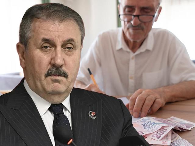 Mustafa Destici emekli i&ccedil;in 10 bin TL &ccedil;ıkışı! &lsquo;Neden&rsquo; diye sordu