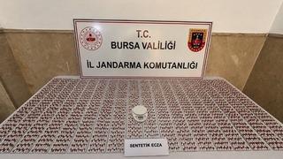 Bursa’da zehir tacirlerine darbe: Binlerce sentetik hap ele geçirildi