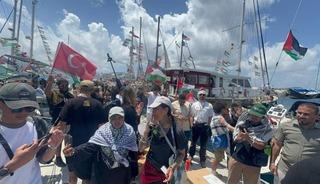 Global Sumud filosu Marmaris'ten Gazze'ye doğru yola &ccedil;ıktı