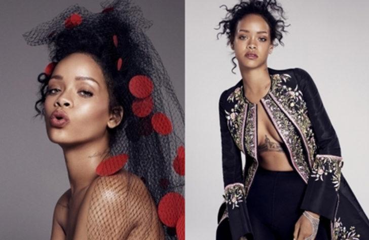 Rihanna Elle dergisine kapak kızı oldu