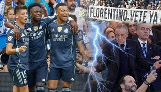Real Madrid'te kaos! Başkan Perez taraftarla kavga etti! Islıklar doldu