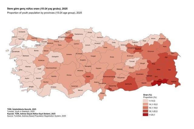 Aydın&rsquo;da gen&ccedil; n&uuml;fus oranı y&uuml;zde 12,5 oldu 1