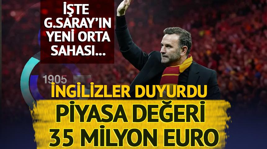 Galatasaray'da transfer hamlesi! İşte yeni orta sahası...
