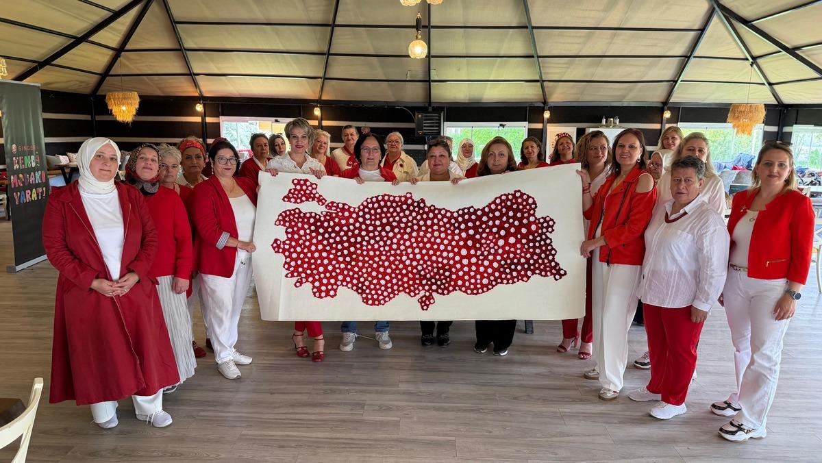 81 ilden 2 bin adet geldi: Dev T&uuml;rkiye haritasına d&ouml;n&uuml;şt&uuml;!  4