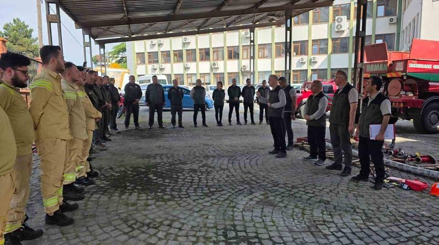 Zonguldak&rsquo;ta orman yangınına karşı işbaşı eğitimleri s&uuml;r&uuml;yor
