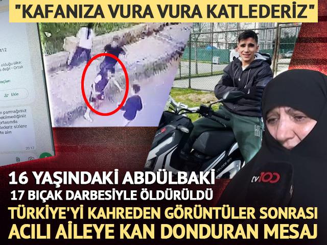 Acılı anneye tehdit: "Kafanıza vura vura katlederiz"