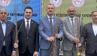&Ccedil;ift&ccedil;ilere fidan desteği
