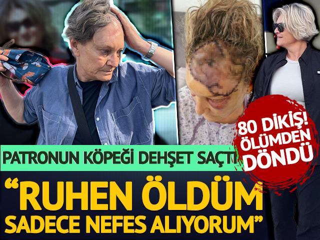 Patronun k&ouml;peği dehşet sa&ccedil;tı
