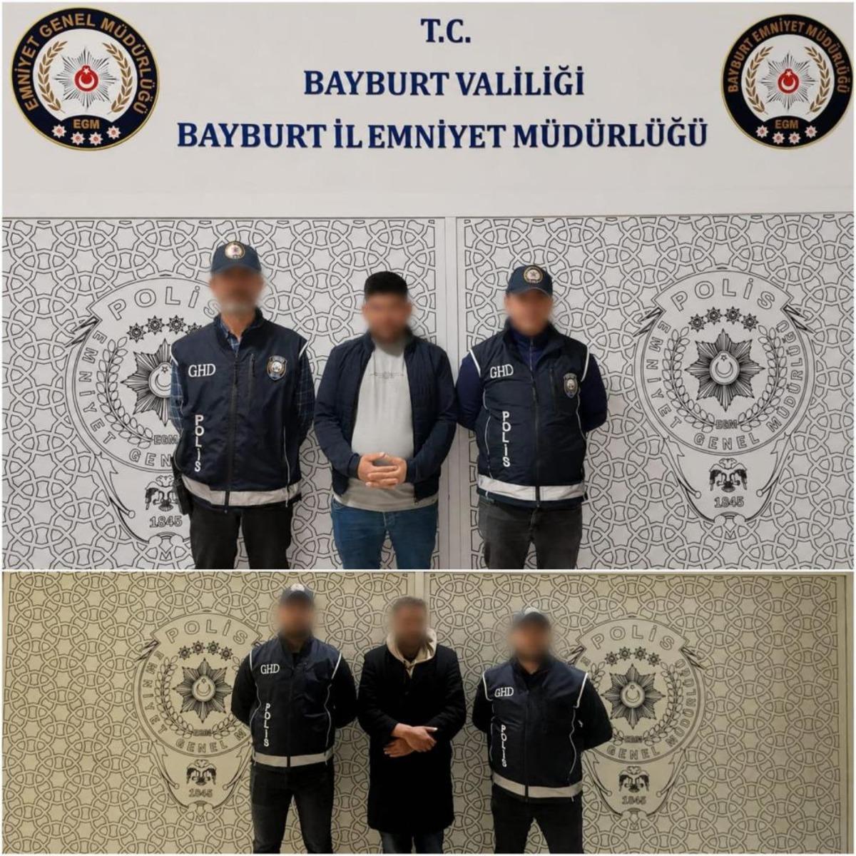 Bayburt ta 5 d&uuml;zensiz g&ouml;&ccedil;men yakalandı 2