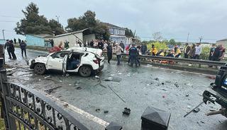 Rize'de feci kaza! 1 &ouml;l&uuml;, 7 yaralı