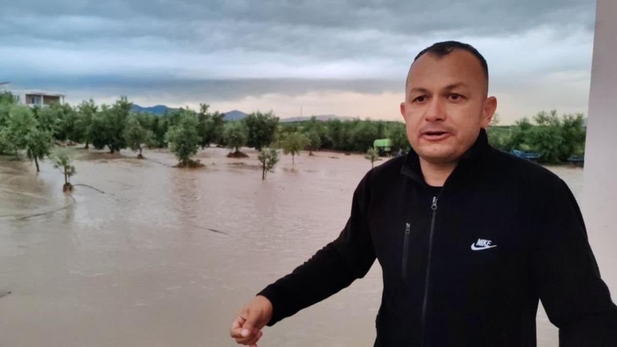 Aşırı yağışla birlikte taşan dereler sele neden oldu 1