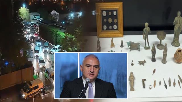 9 ilde tarihi eser operasyonu! Bakan Ersoy'dan kaçakçılıkla mücadele mesajı: Bu topraklara ait olan bu topraklarda kalacak