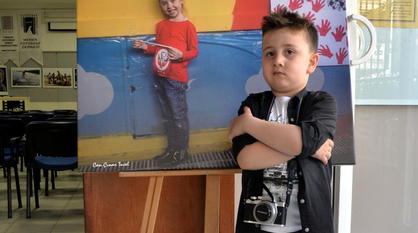 5 yaşındaki Can'dan fotoğraf sergisi