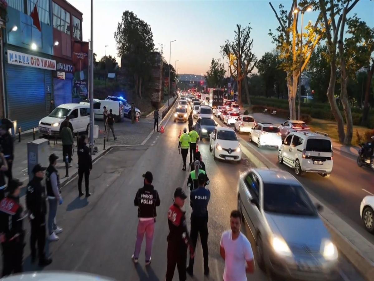 Fatih te dron destekli asayiş ve narkotik denetimi 1