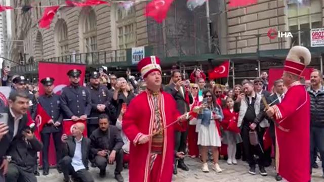 New York’ta mehter gösterisine büyük ilgi
