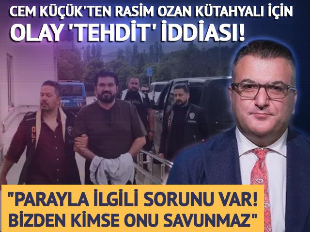 Cem K&uuml;&ccedil;&uuml;k'ten Rasim Ozan K&uuml;tahyalı i&ccedil;in olay iddia
