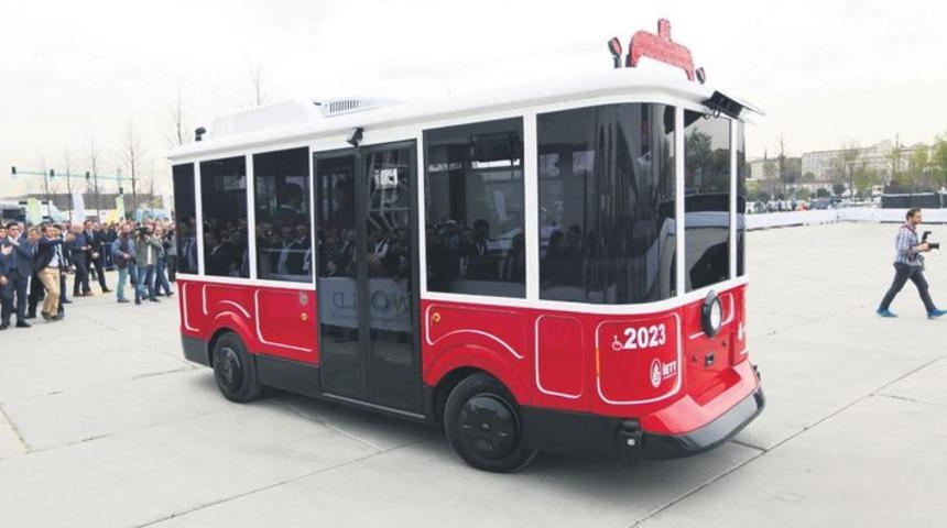 İlk yerli sürücüsüz elektrikli araç tanıtıldı