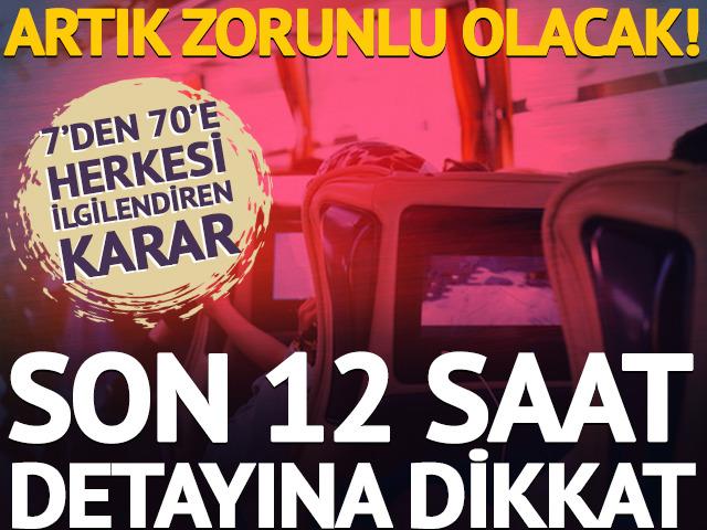 Bakan Uraloğlu 12 saat detayını duyurdu!