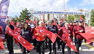 Sağlık Bilimleri &Uuml;niversitesi&rsquo;nde yer g&ouml;k ay yıldız: Sporfest 2026 coşkuyla başladı