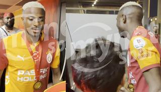 Victor Osimhen şampiyonluk kutlamasına damga vurdu! İsteksiz g&ouml;r&uuml;nt&uuml;leri paylaşım rekoru kırıyor