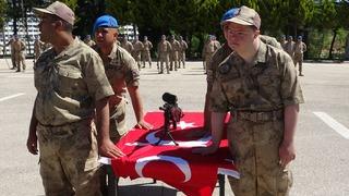 Kilis’te engelli gençler temsili askerlik yaptı