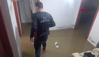 Amasya'da Yeşilırmak taştı, evleri su bastı