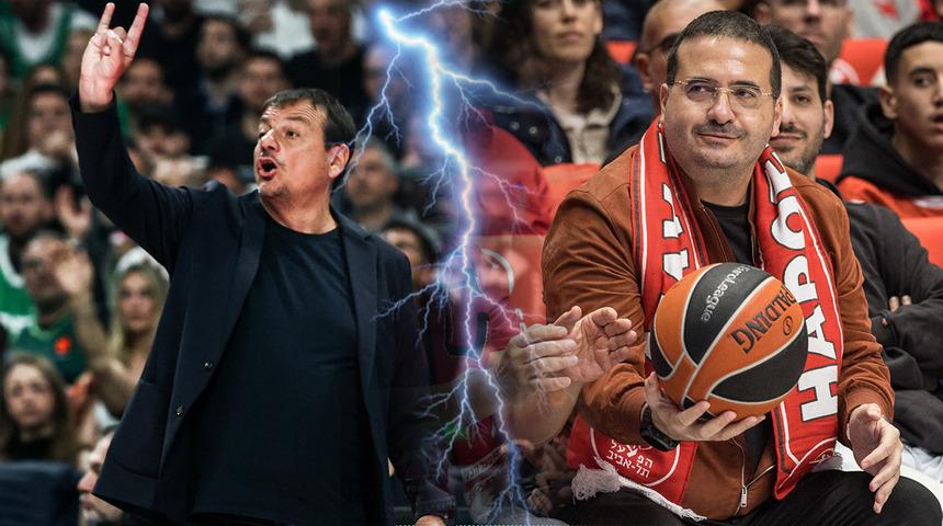 Ergin Ataman'dan İsrailli başkana sert tepki! "&Ccedil;eneni kapa"