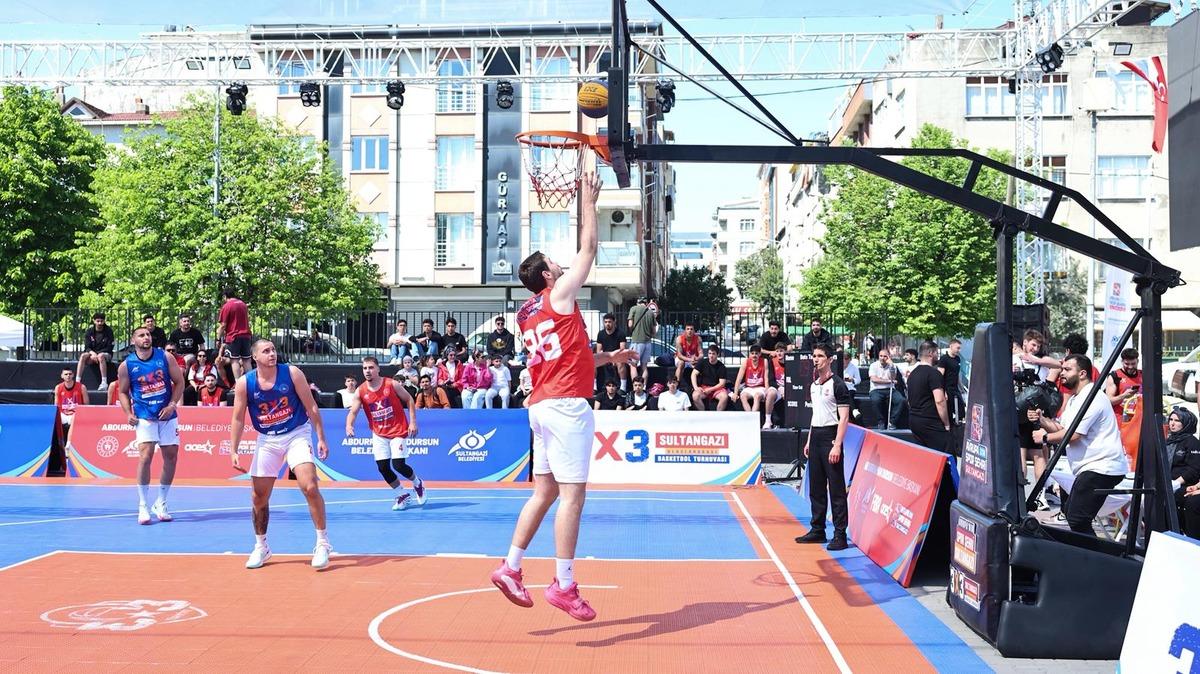 Sultangazi&rsquo;de Uluslararası 3x3 basketbol turnuvası 1