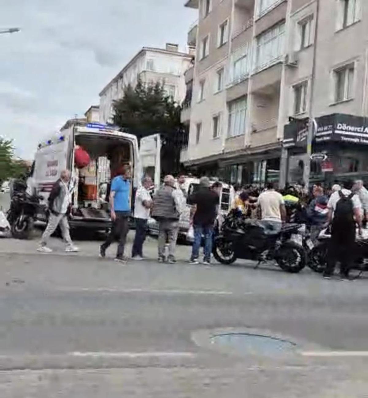 L&uuml;leburgaz&rsquo;da motosikletin &ccedil;arptığı yaya yaralandı 1