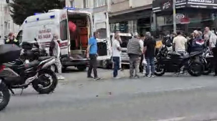 L&uuml;leburgaz&rsquo;da motosikletin &ccedil;arptığı yaya yaralandı
