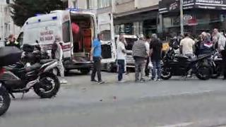 Lüleburgaz’da motosikletin çarptığı yaya yaralandı