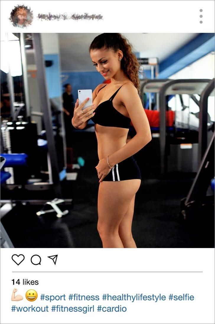 En etkili egzersiz selfie-cardio