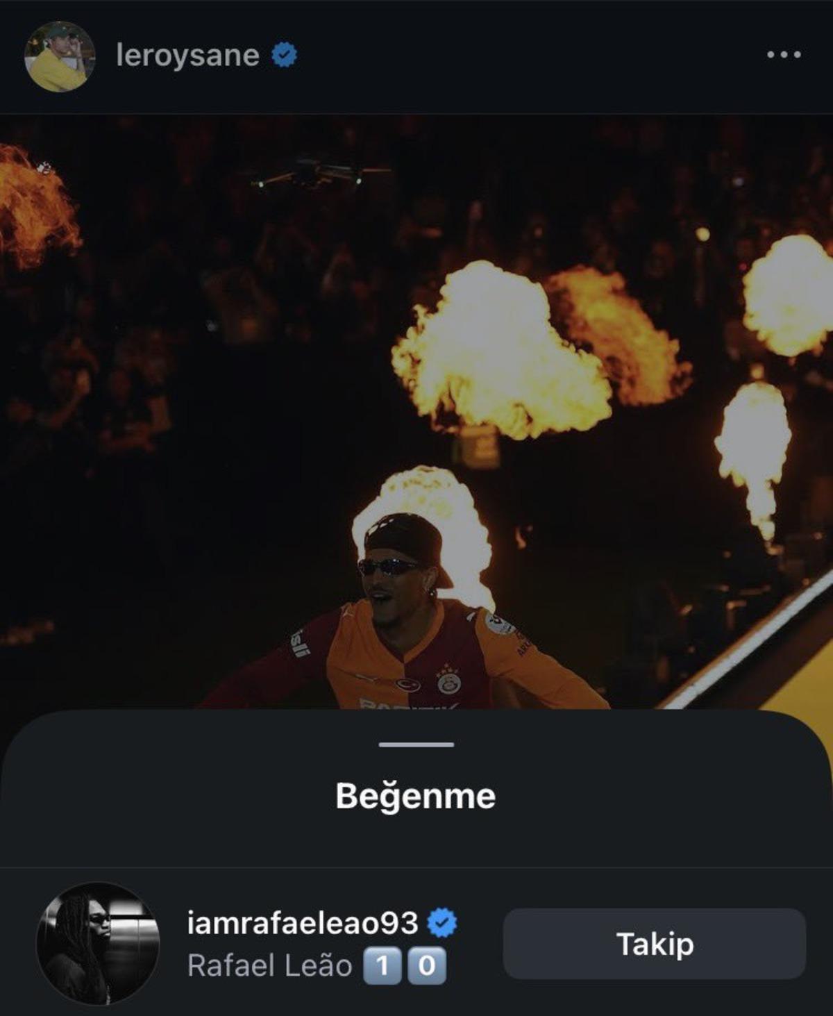 Herkes Fenerbahçe derken, Rafael Leao dan Galatasaray a şok gönderme 2
