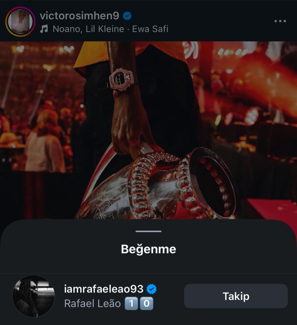 Herkes Fenerbahçe derken, Rafael Leao dan Galatasaray a şok gönderme 3