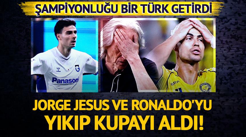 Deniz H&uuml;mmet!, Jorge Jesus ve Ronaldo'yu yıkıp kupayı kaptı!