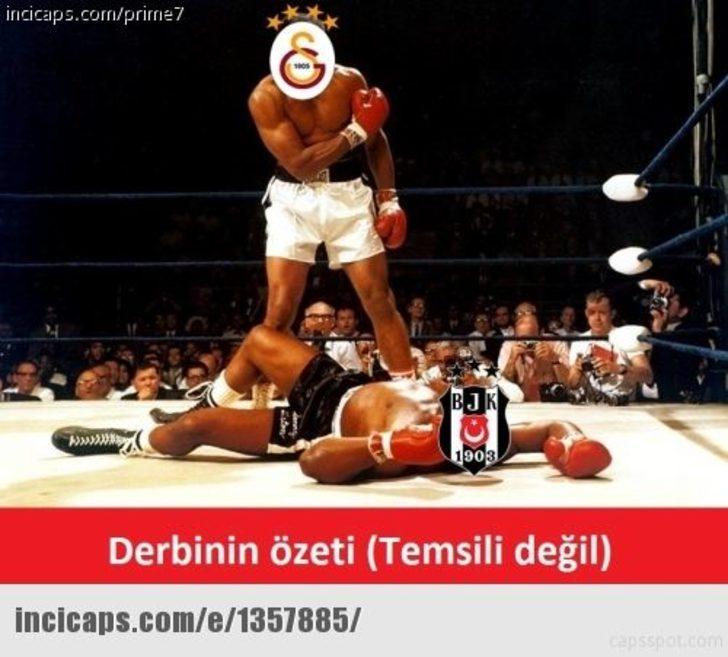 Galatasaray - Beşiktaş maçı capsleri G4