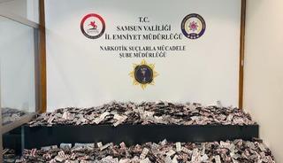 Samsun'da 33 bin 850 uyuşturucu hap ele ge&ccedil;irildi