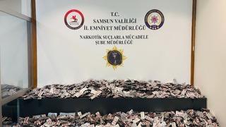 Samsun'da 33 bin 850 uyuşturucu hap ele geçirildi