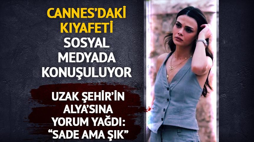 Cannes'daki kıyafeti konuşuldu! G&ouml;renler hayran kaldı